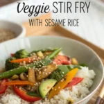 Veggie Stir Fry with Sesame Ricejl