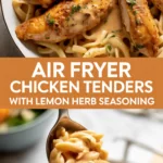 Air fryer chicken tenders with lemon herb seasoning Air fryer chicken tenders with lemon herb seasoning
