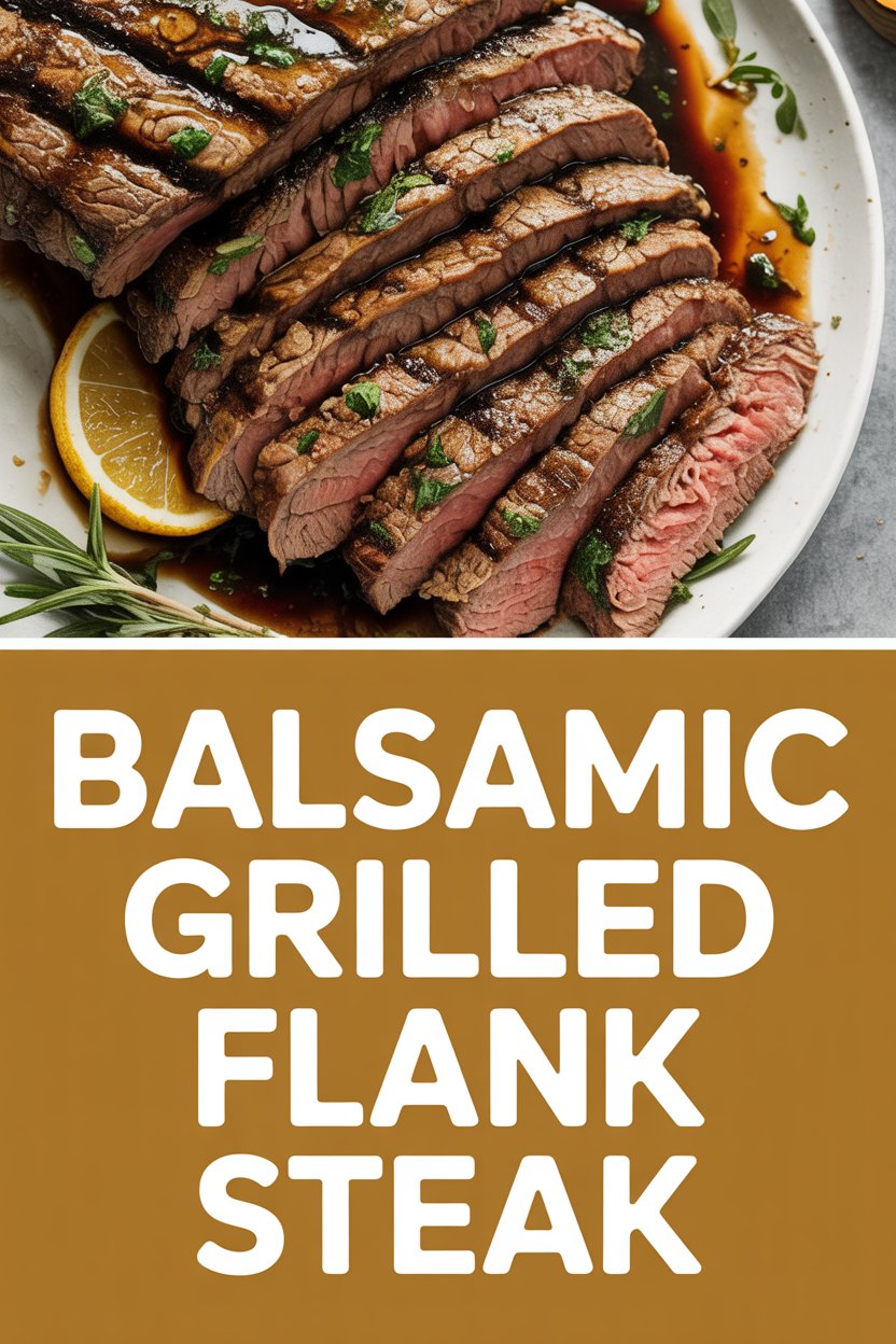 Balsamic Grilled Flank Steak