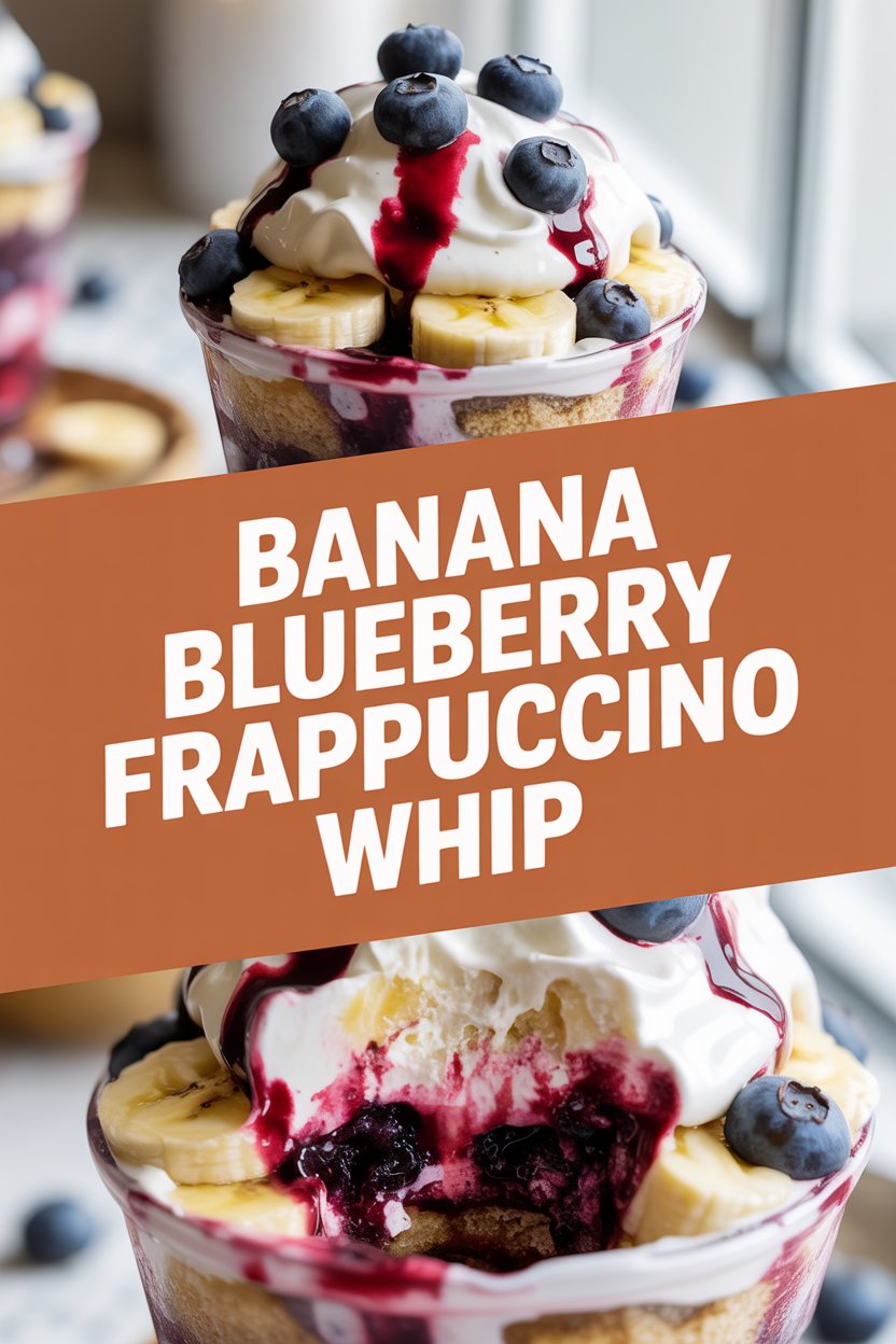 Banana Blueberry Frappuccino Whip