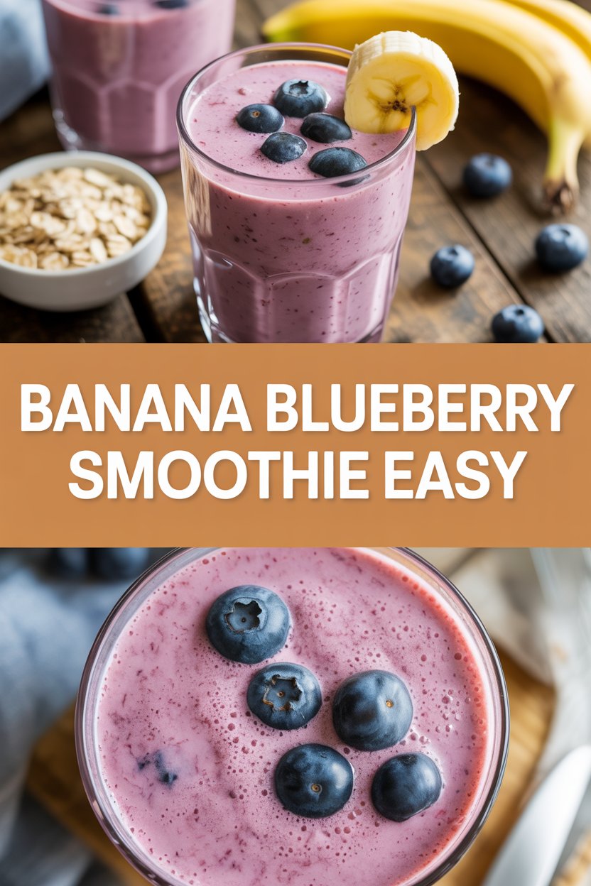 Banana Blueberry Smoothie Easy