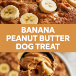 Banana Peanut Butter Dog Treat Banana Peanut Butter Dog Treat