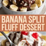 Banana Split Fluff Dessert