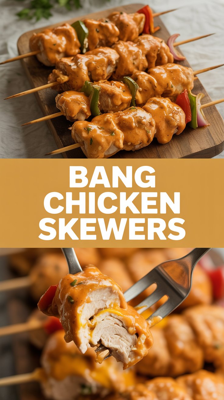 Bang Chicken Skewers