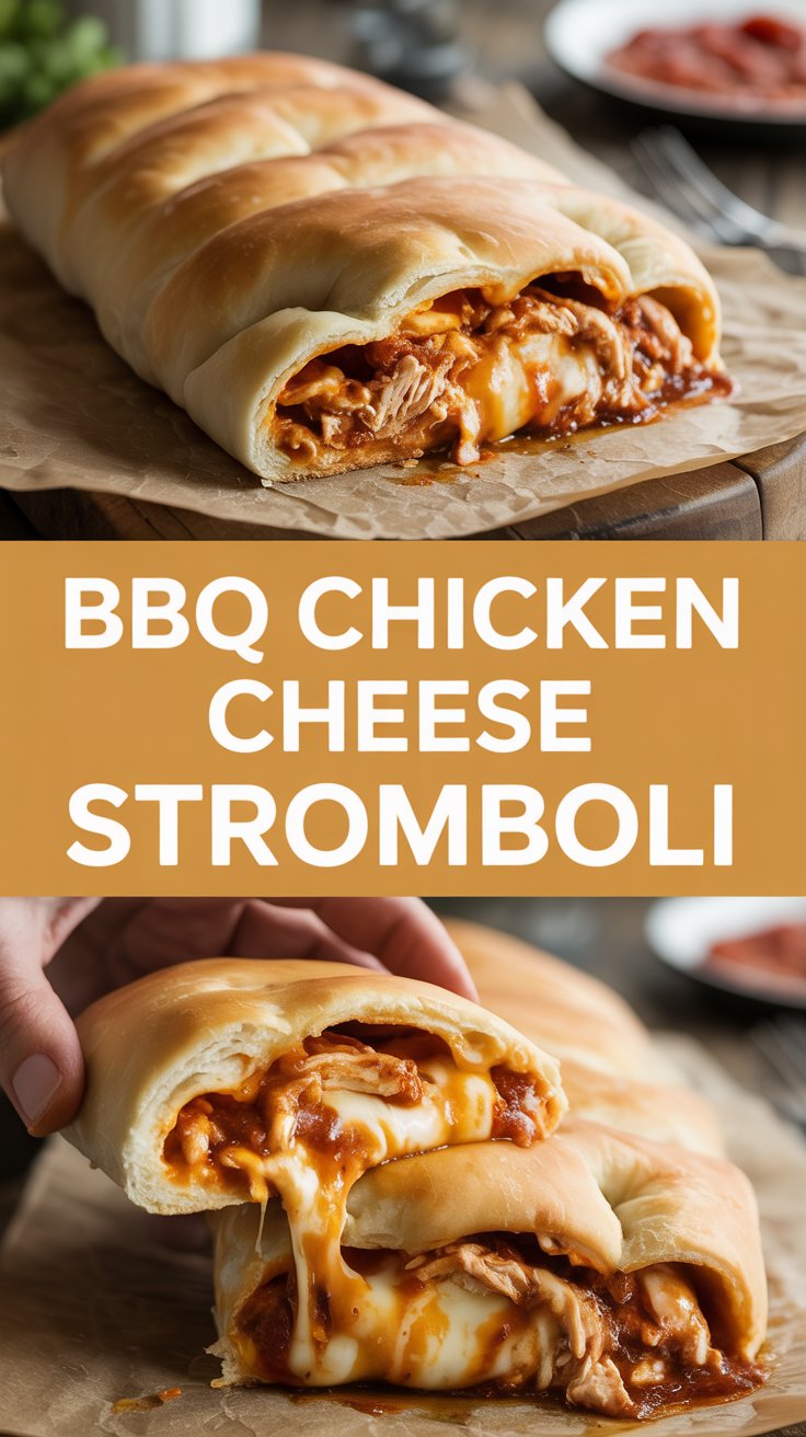 Bbq Chicken Cheese Stromboli