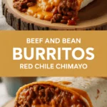 Beef And Bean Burritos Red Chile Chimayo
