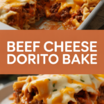 Beef Cheese Dorito Bake