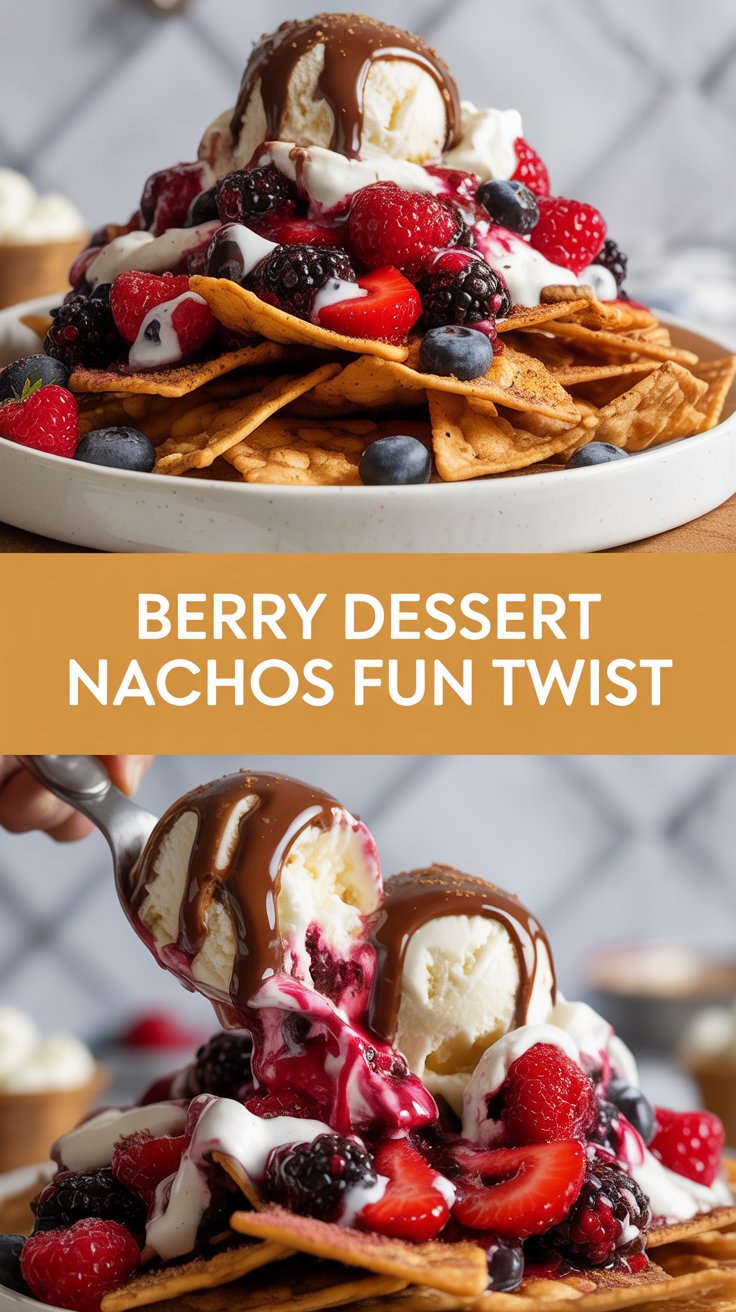 Berry Dessert Nachos Fun Twist