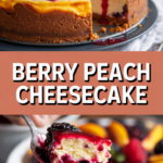 Berry Peach Cheesecake Berry Peach Cheesecake