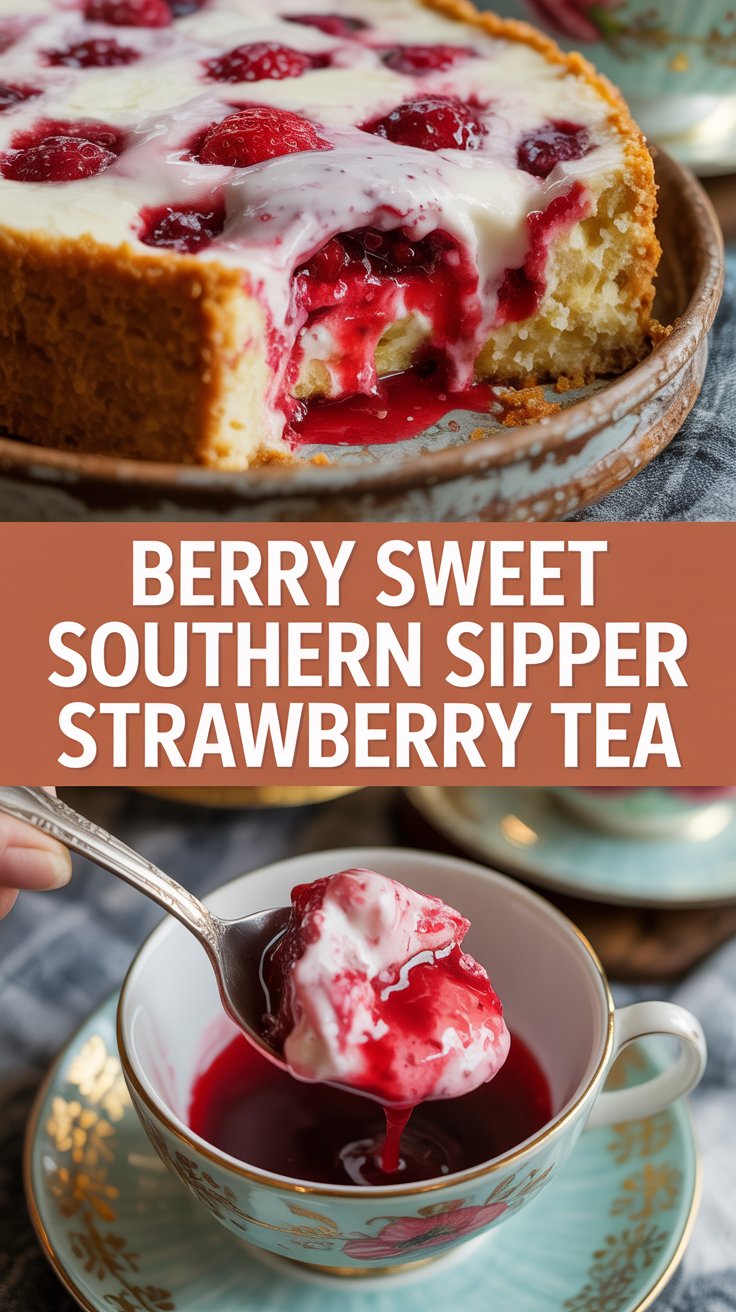 Berry Sweet Southern Sipper Strawberry Tea