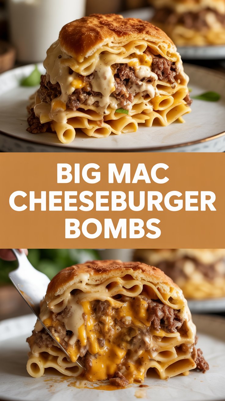 Big Mac Cheeseburger Bombs