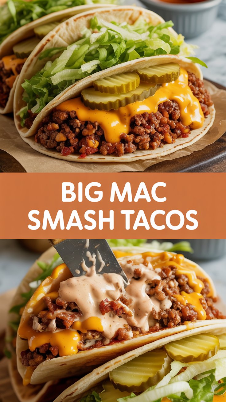 Big Mac Smash Tacos