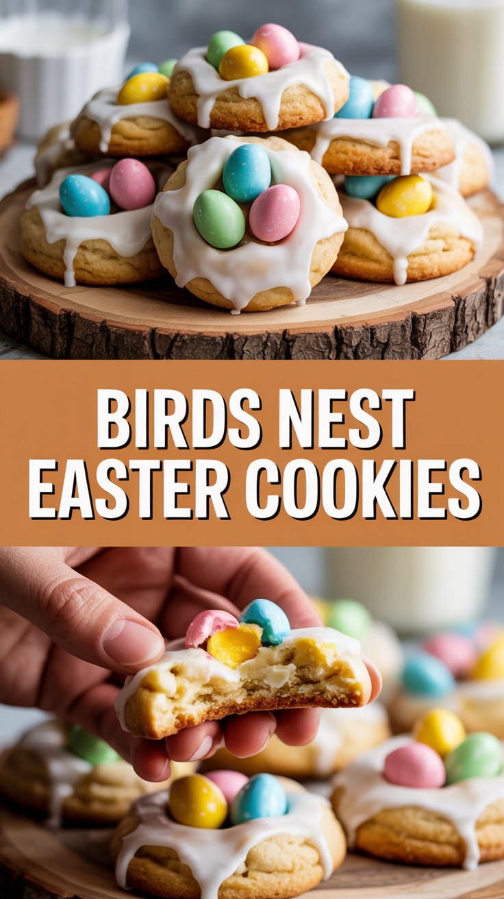 Birds Nest Easter Cookies
