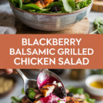 Blackberry Balsamic Grilled Chicken Salad
