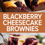 Blackberry Cheesecake Brownies Blackberry Cheesecake Brownies