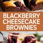 Blackberry Cheesecake Brownies