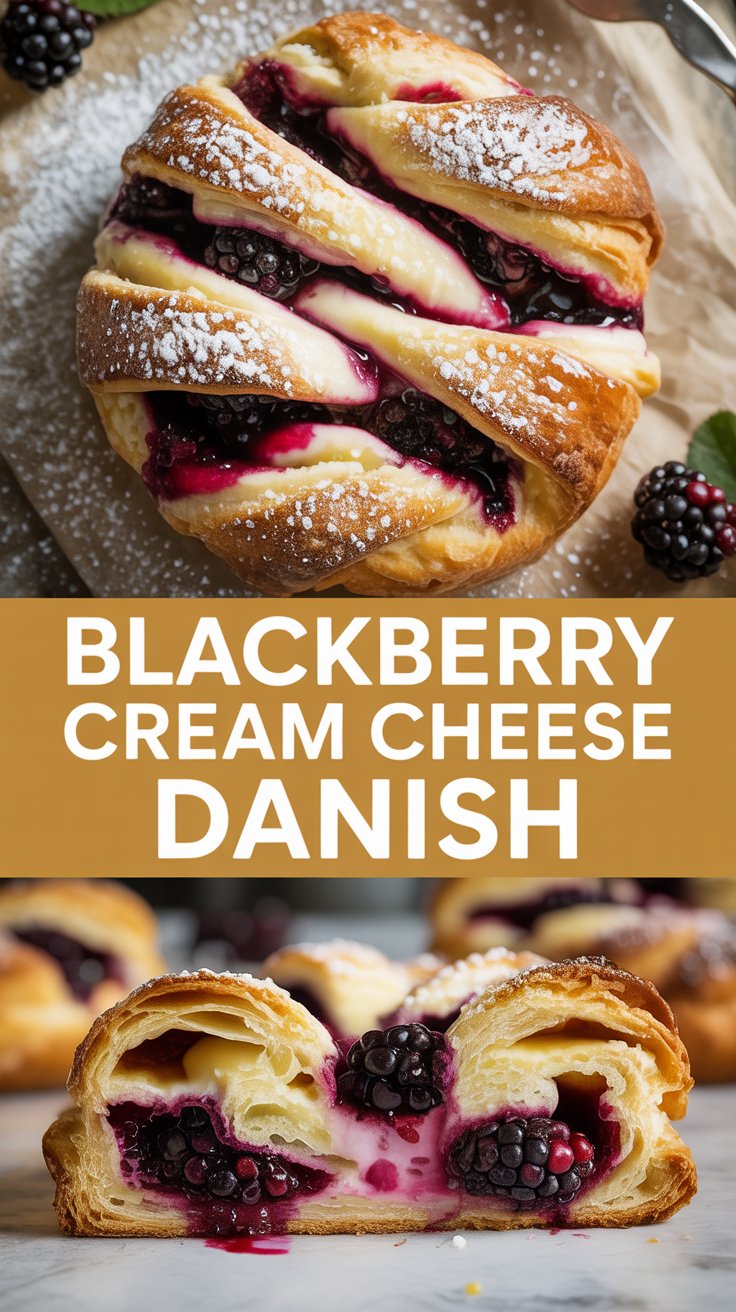 Blackberry Cream Cheese Danish