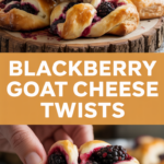 Blackberry Goat Cheese Twists