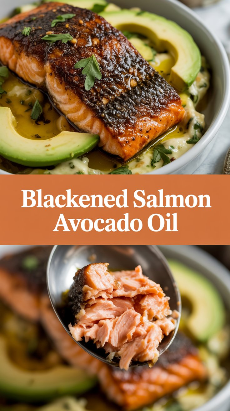 Blackened Salmon Avocado Oil