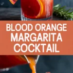 Blood Orange Margarita Cocktail