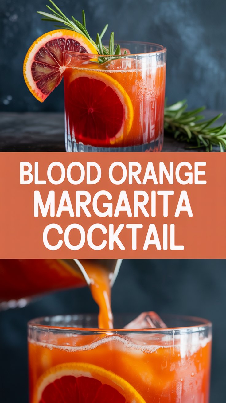 Blood Orange Margarita Cocktail