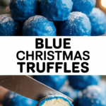 Blue Christmas Truffles