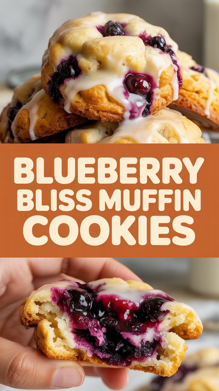 Blueberry Bliss Muffin Cookies