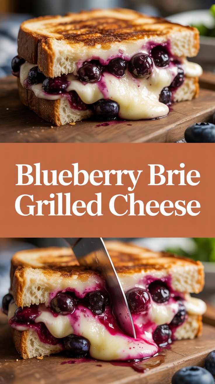 Blueberry Brie Grilled Cheese
