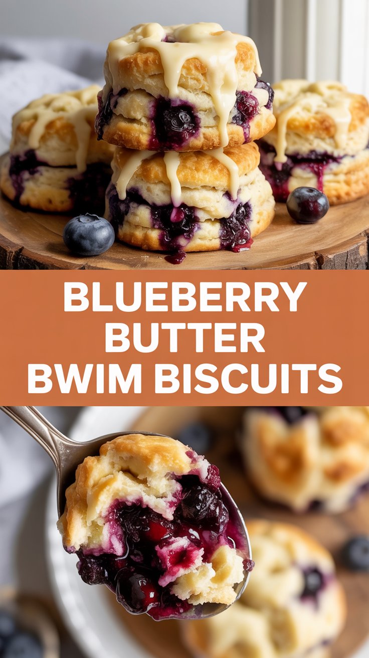 Blueberry Butter Swim Biscuits