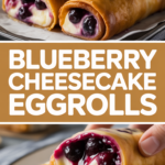 Blueberry Cheesecake Eggrolls