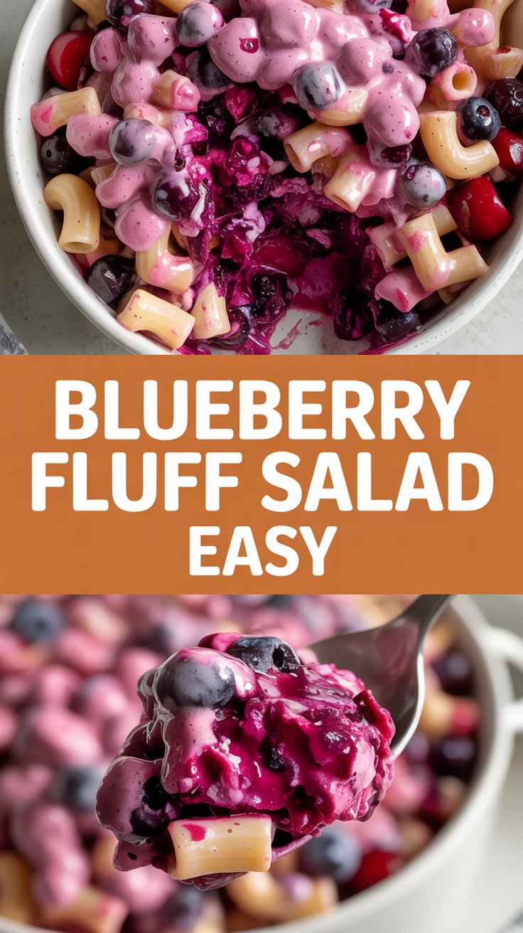 Blueberry Fluff Salad Easy