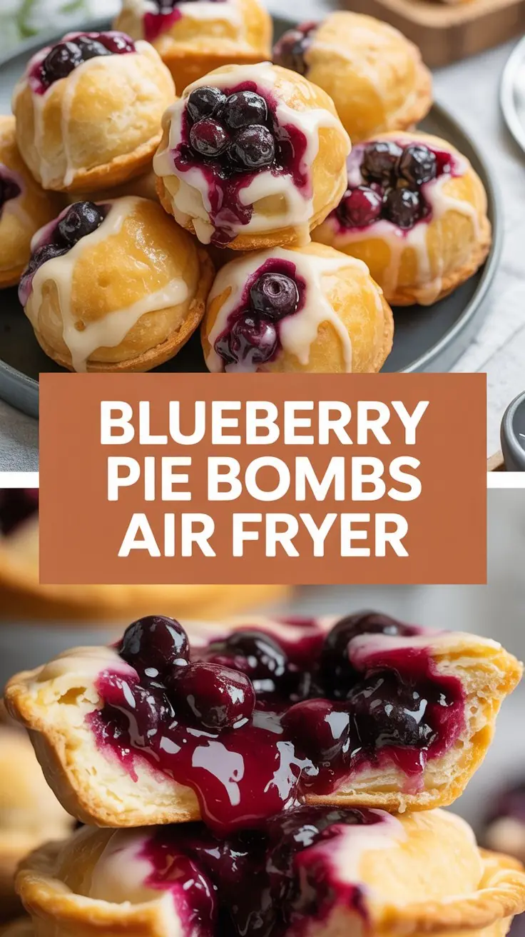 Blueberry Pie Bombs Air Fryer