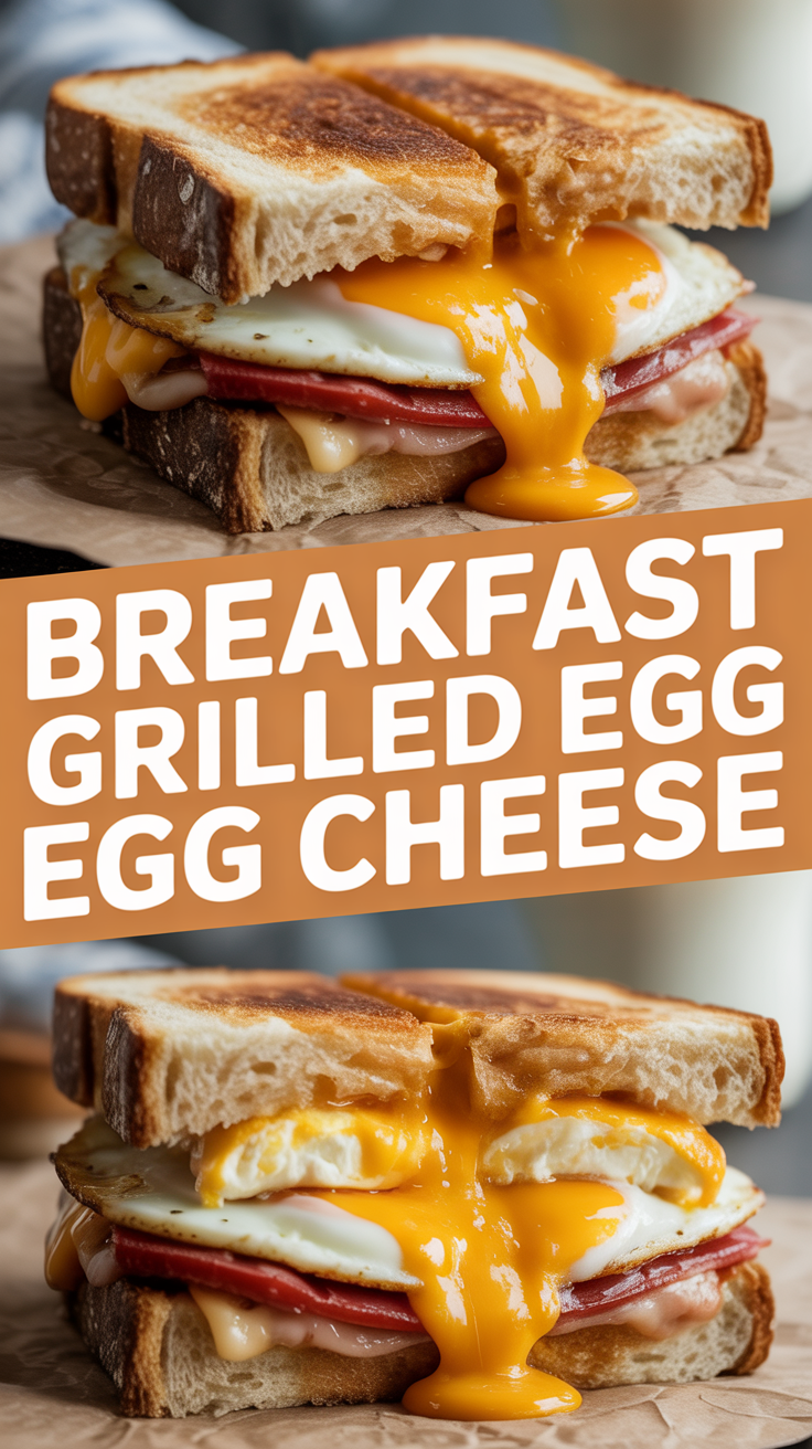 Breakfast Grilled Egg Cheese