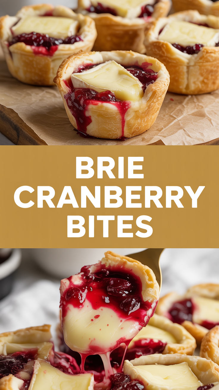 Brie Cranberry Bites