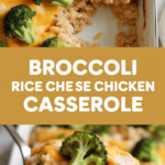 Broccoli Rice Cheese Chicken Casserole