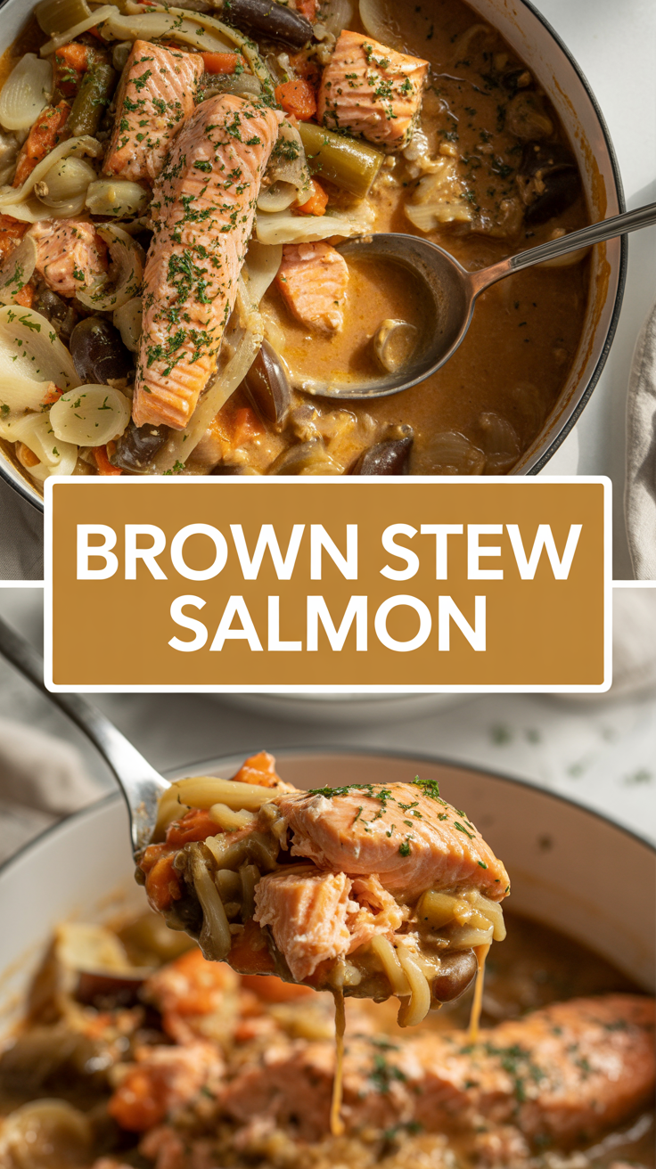 Brown Stew Salmon