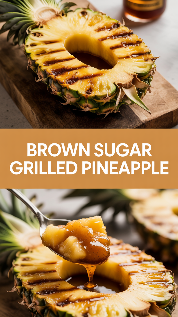 Brown Sugar Grilled Pineapple
