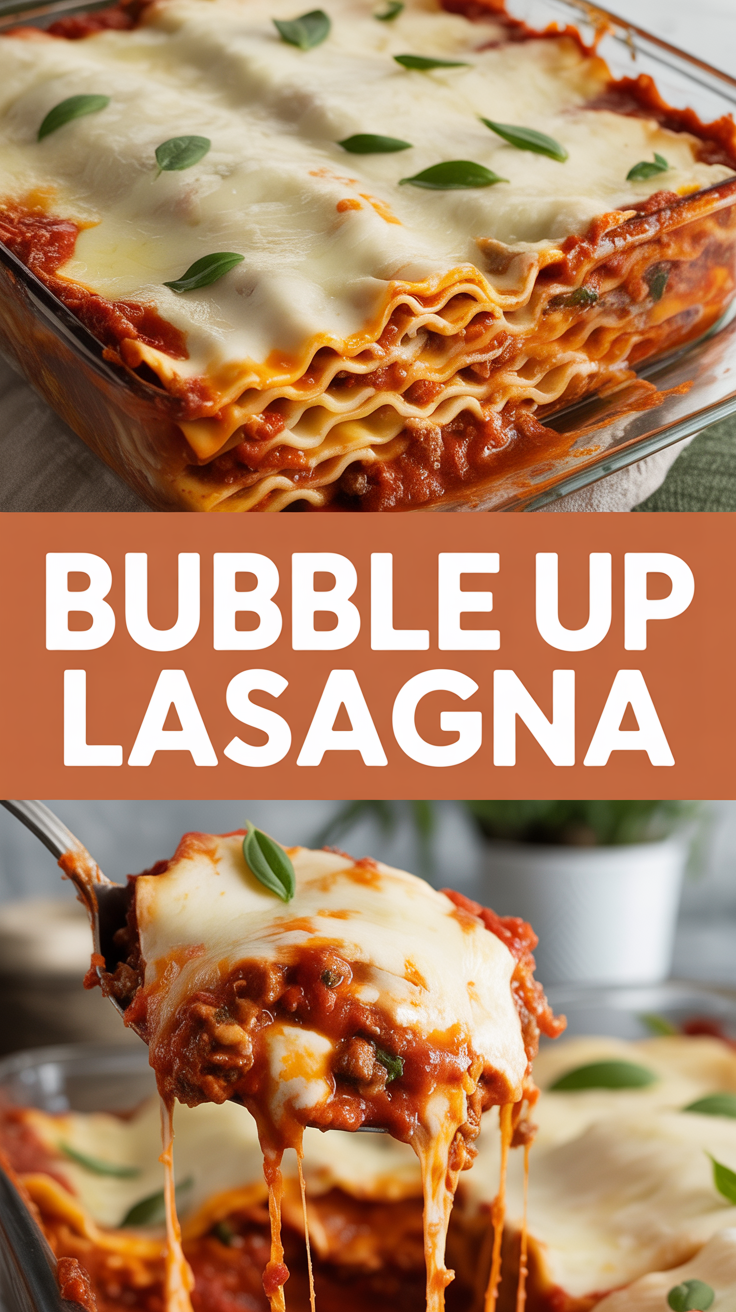 Bubble Up Lasagna
