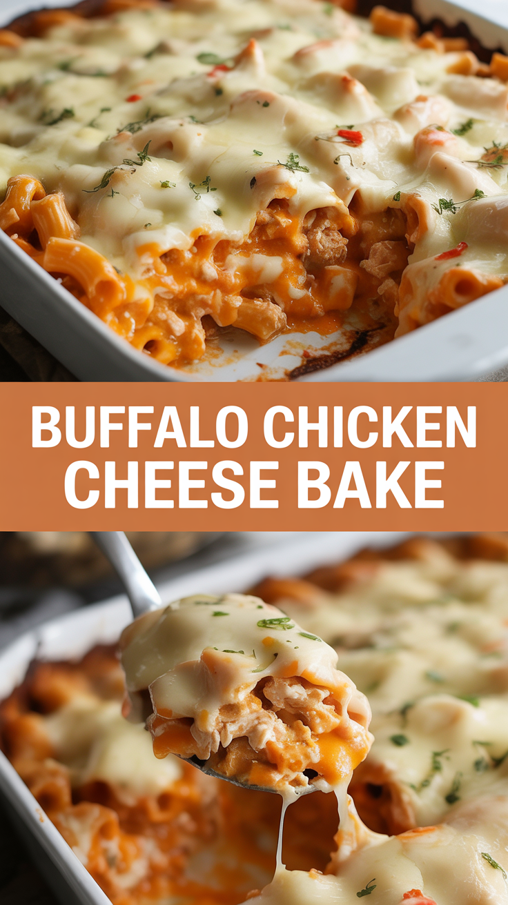 Buffalo Chicken Cheese Bake