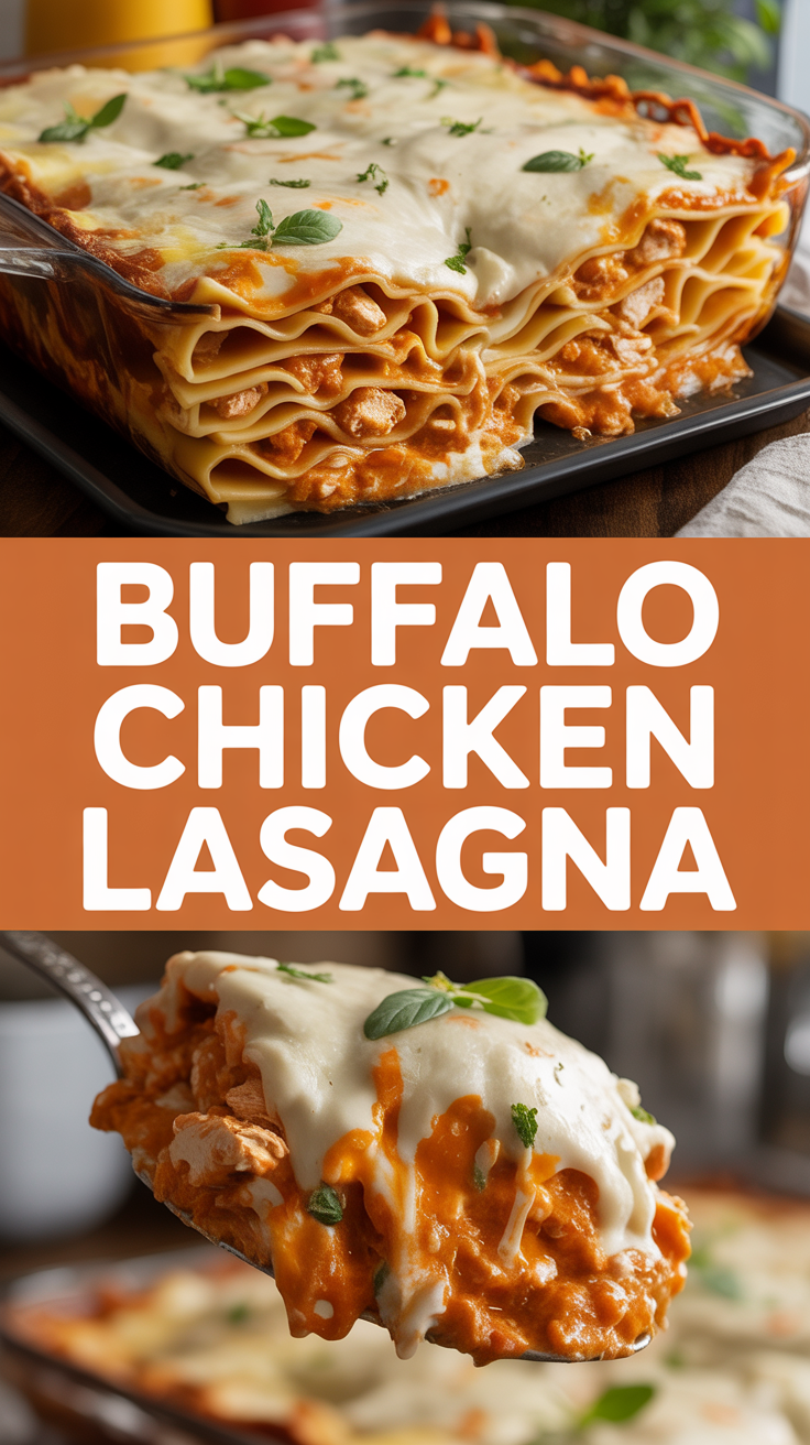 Buffalo Chicken Lasagna
