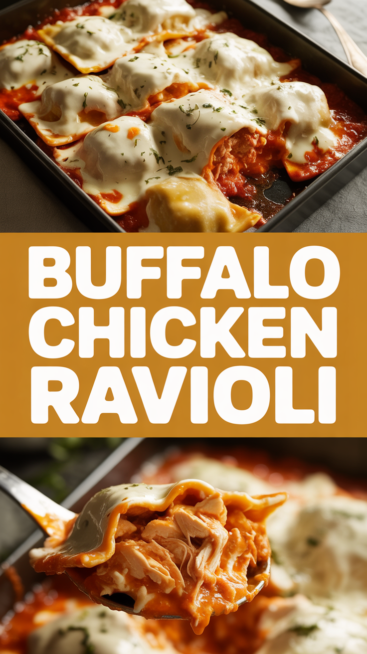 Buffalo Chicken Ravioli