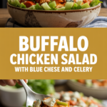 Buffalo Chicken Salad with Blue Cheese and Celery