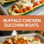 Buffalo Chicken Zucchini Boats Buffalo Chicken Zucchini Boats