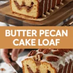 Butter Pecan Cake Loaf