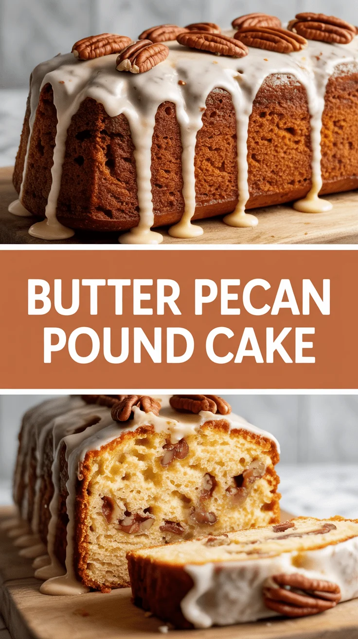 Butter Pecan Pound Cake