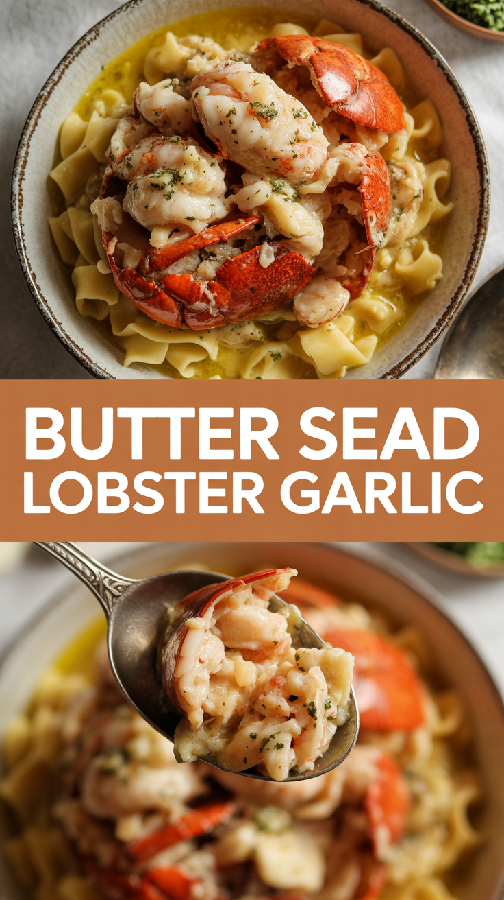 Butter Seared Lobster Garlic