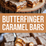 Butterfinger Caramel Bars