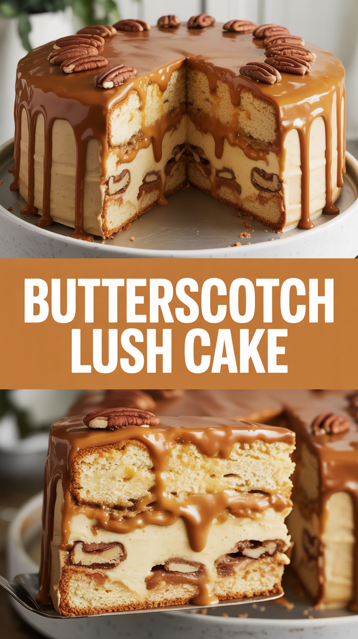 Butterscotch Lush Cake