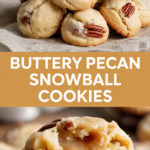 Buttery Pecan Snowball Cookies Buttery Pecan Snowball Cookies