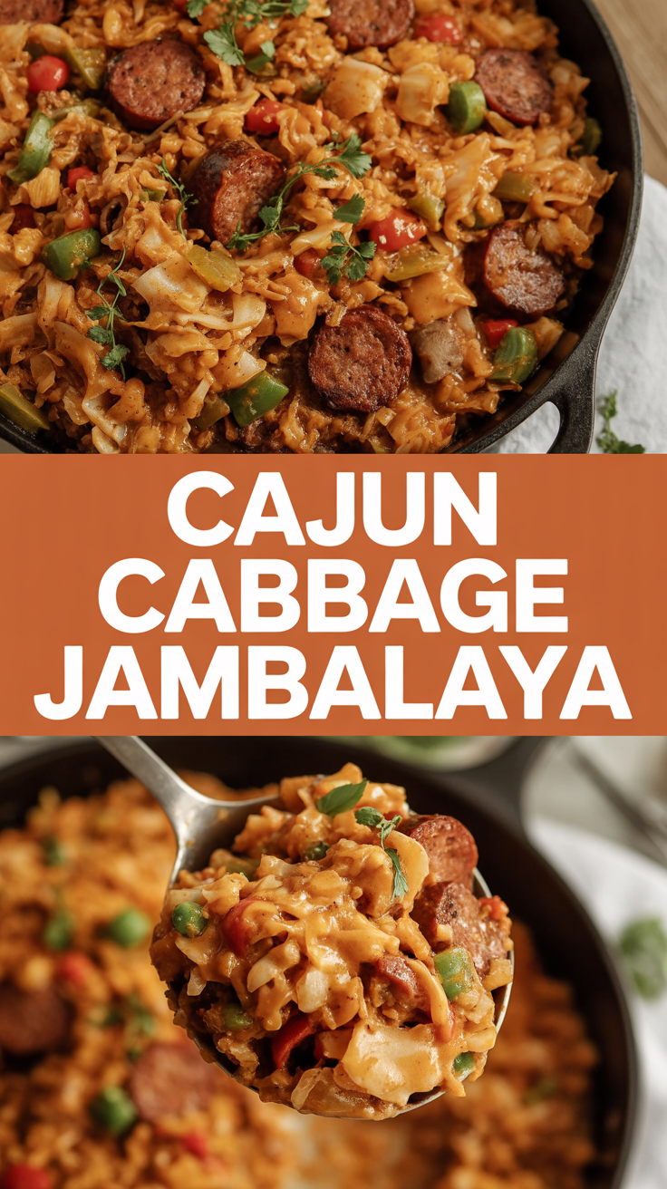 Cajun Cabbage Jambalaya